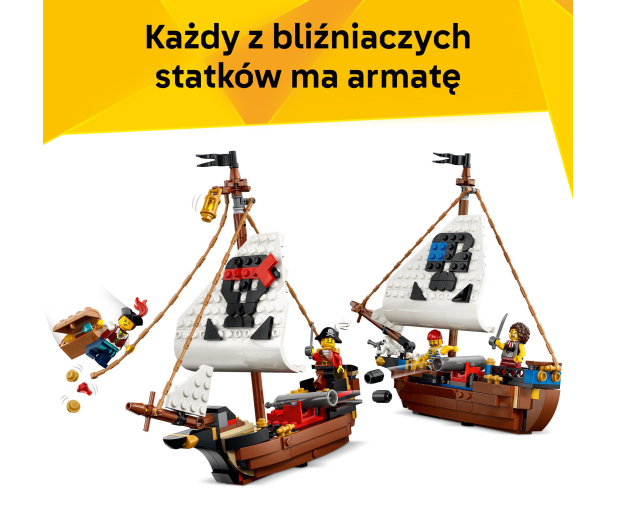 LEGO CREATOR 31387 Legendarny statek piracki - 1529742 - zdjęcie 7
